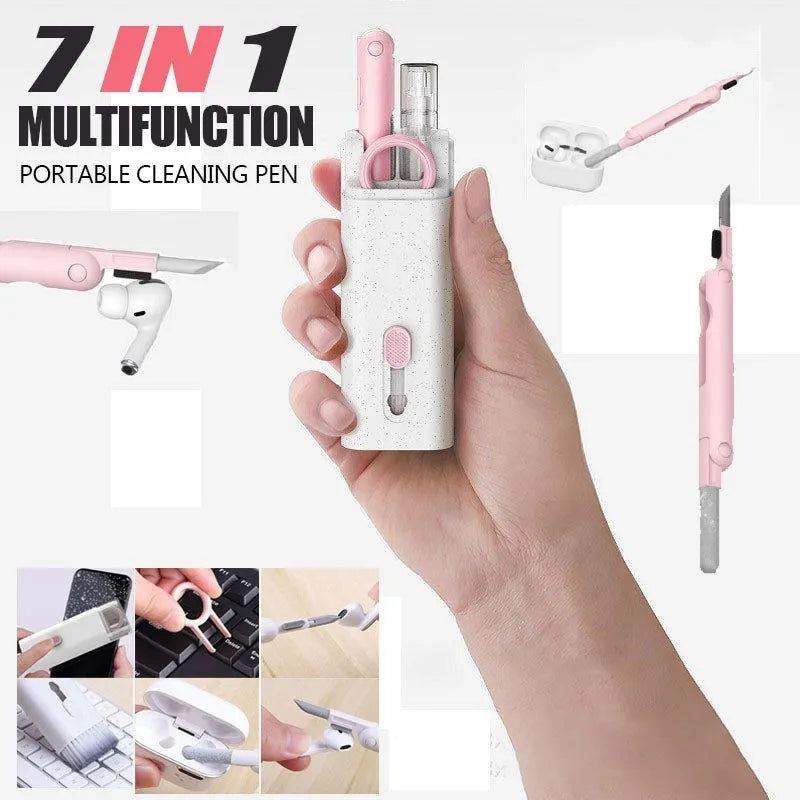 Multifunctional Bluetooth-compatible Headset Cleaning Pen Set Keyboard Cleaner Cleaning Tools Cleaner Keycap Puller Kit