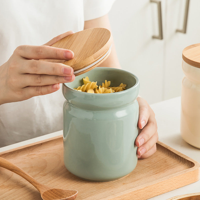 Nordic Ceramic Sealed Can Food Storage Box