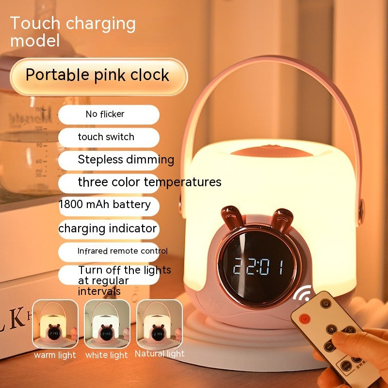 USB Charging Touch Remote Control Small Night Lamp