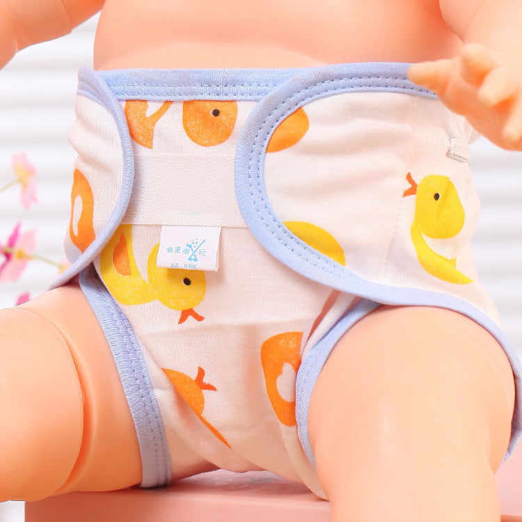 Cotton Cartoon Printed Cloth Diaper Washable Baby Diaper
