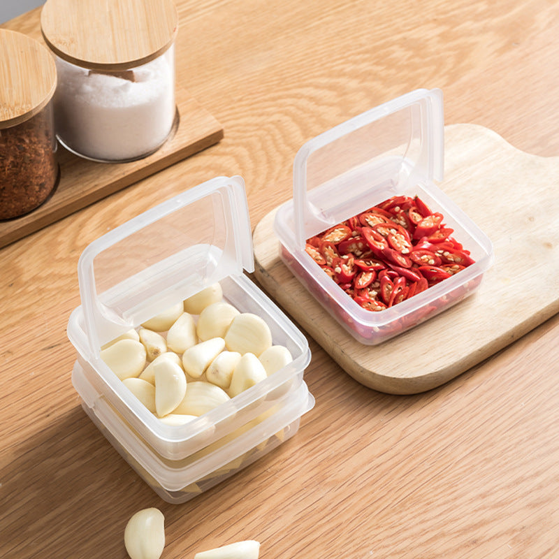 Japanese-style Cheese Slice Storage Box Refrigerator Flip