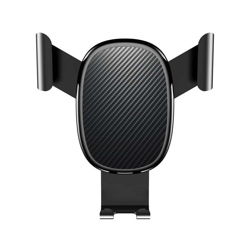 Vehicle gravity automatic clamping bracket