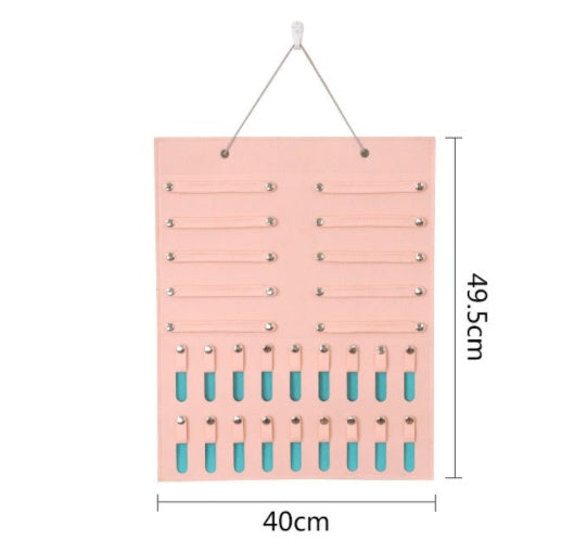 Hairpin Hanging Bag Jewelry Headwear Felt Material Storage Bag