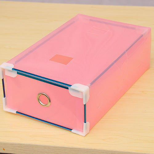 plastic shoe box