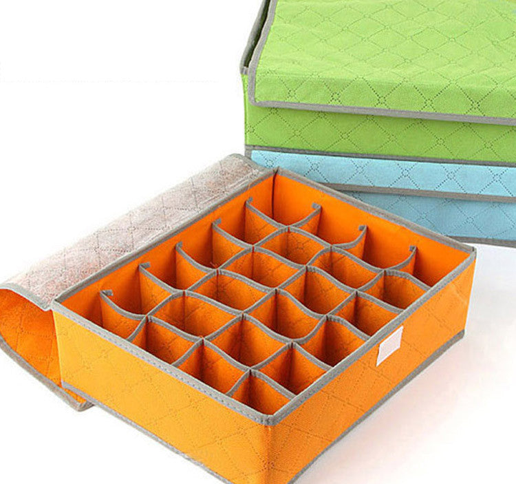 Color covered bamboo charcoal storage box