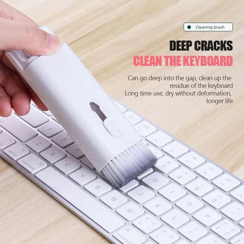 Multifunctional Bluetooth-compatible Headset Cleaning Pen Set Keyboard Cleaner Cleaning Tools Cleaner Keycap Puller Kit