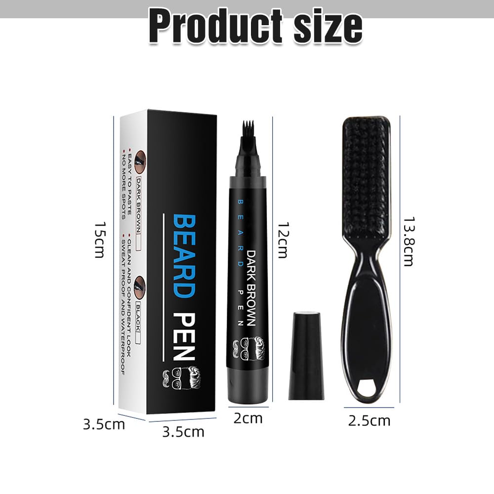 BeardKing™ Filler Pen Kit - Waterproof, Sweatproof, Long-Lasting Beard Pencil for Men