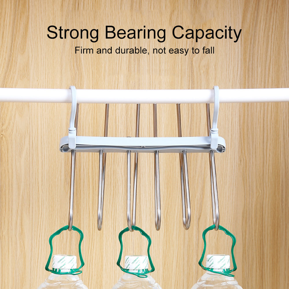 Multifunctional folding pants rack