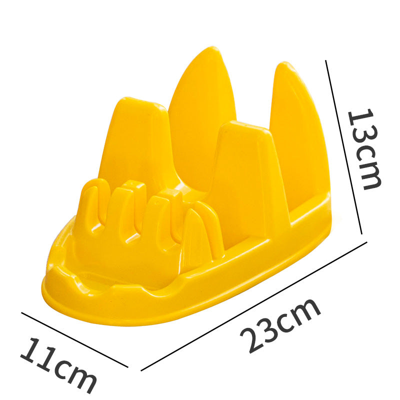 Multifunctional Pot Cover Spatula Knife Soup Spoon Storage Rack
