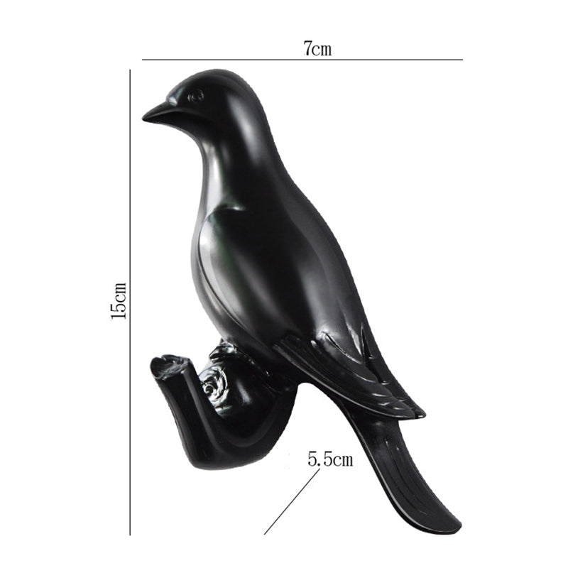 Simple And Creative Bird Punch Free Hanger