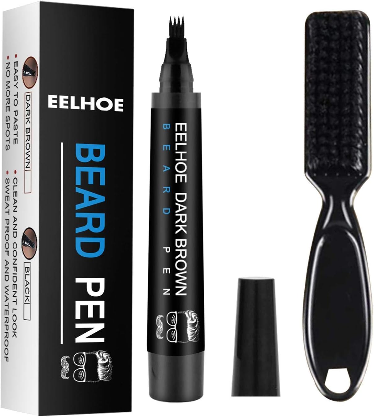 BeardKing™ Filler Pen Kit - Waterproof, Sweatproof, Long-Lasting Beard Pencil for Men