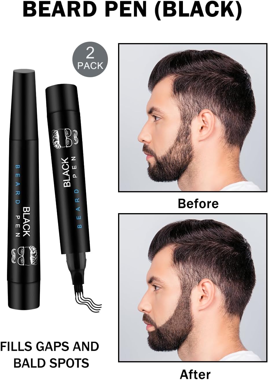 BeardKing™ Filler Pen Kit - Waterproof, Sweatproof, Long-Lasting Beard Pencil for Men