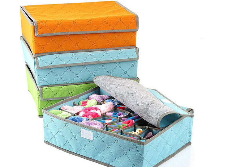 Color covered bamboo charcoal storage box