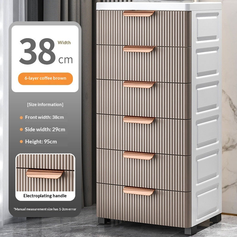 Simple Household Drawer Style Light Luxury Storage Cabinet