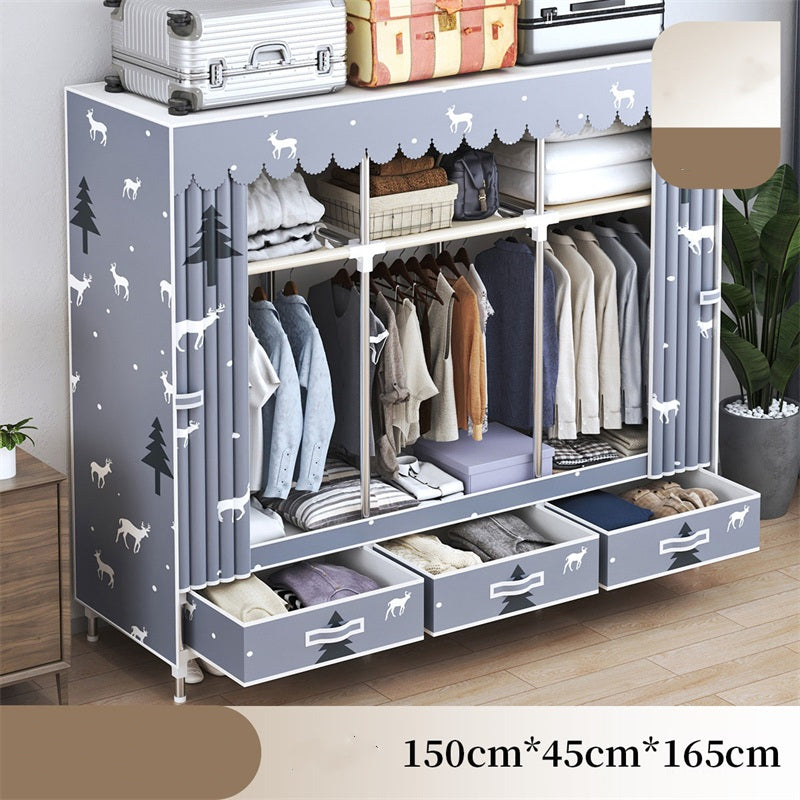 Simple Durable Cloth Belt Drawer Cloth Wardrobe
