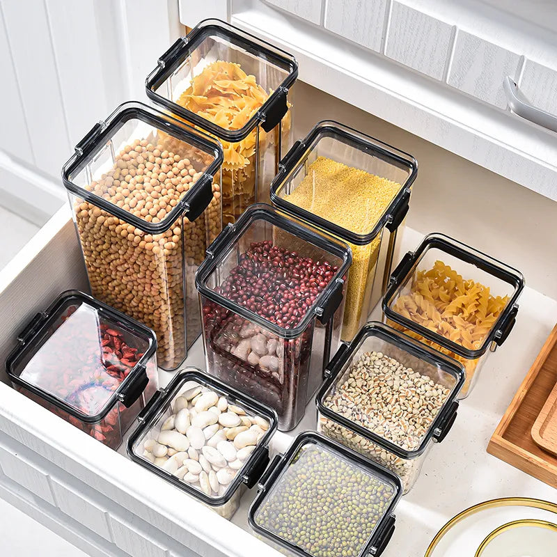 Airtight Food Storage Containers Kitchen Pantry Organizer