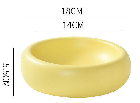 Cat Ceramic Tall Food Bowl Bowl Wide Mouth