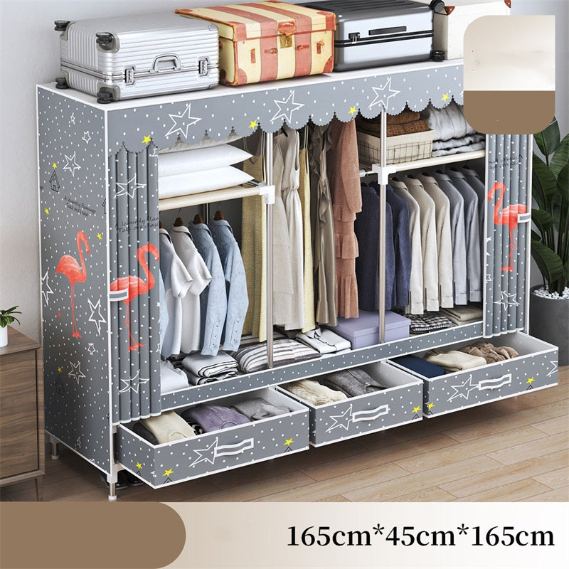 Simple Durable Cloth Belt Drawer Cloth Wardrobe