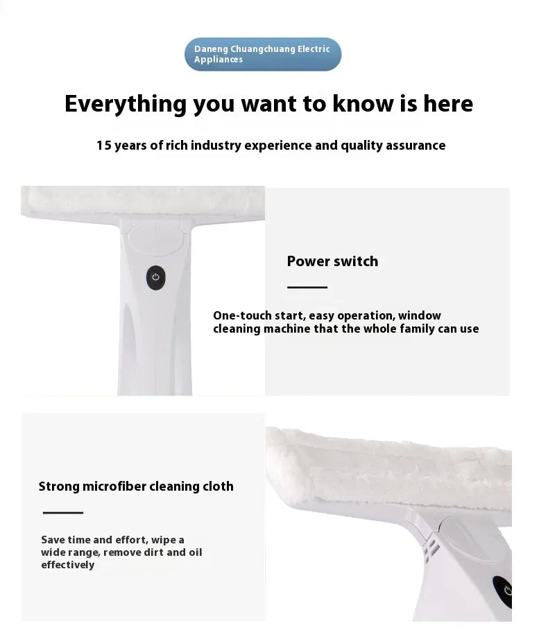 Mini Handheld Charging Window-cleaning Machine