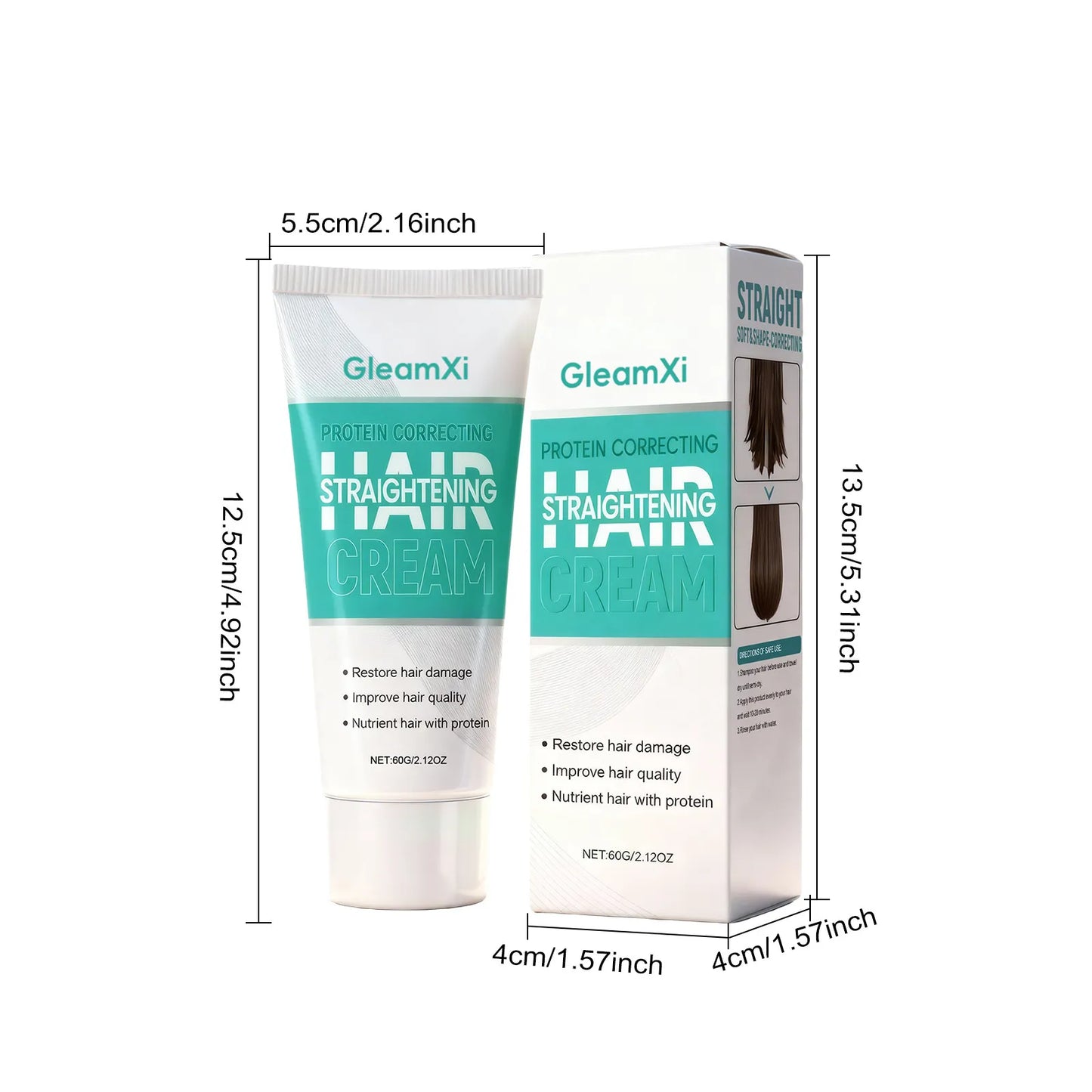 Keratin Hair-straightening Cream