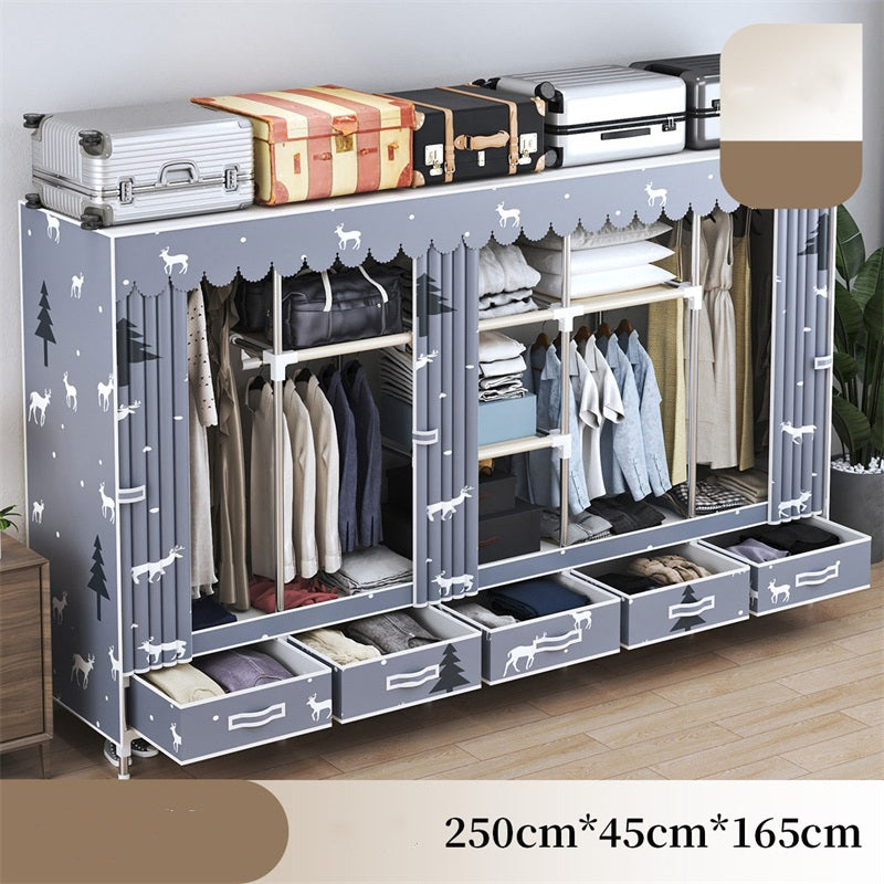 Simple Durable Cloth Belt Drawer Cloth Wardrobe