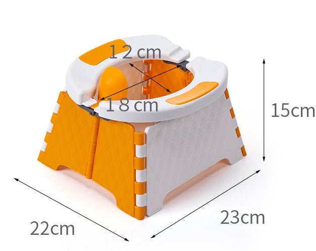 Baby Potty Training Seat Kids Toddler Outdoor Portable Folding Toilet Urinal Pot - Nexxcart
