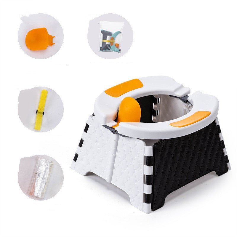 Baby Potty Training Seat Kids Toddler Outdoor Portable Folding Toilet Urinal Pot - Nexxcart
