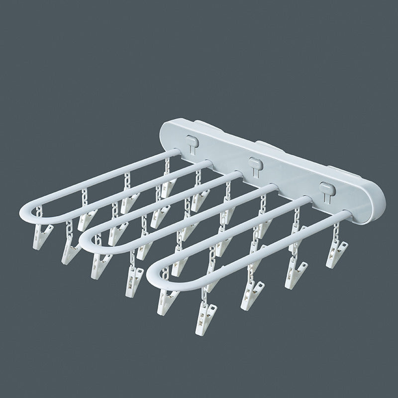 Infant And Children's Underwear Windproof Clip For Drying Socks And Cooling Folding Clothes Hanger