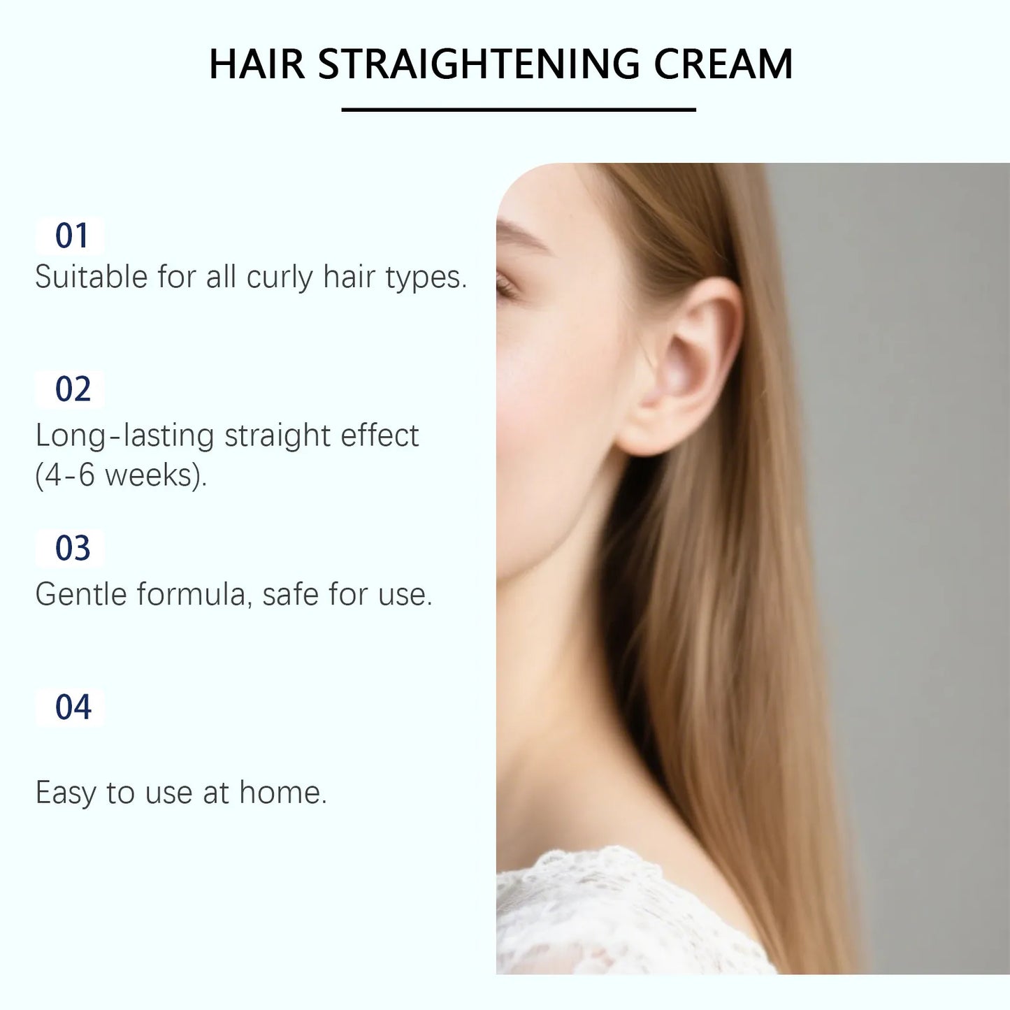 Keratin Hair-straightening Cream