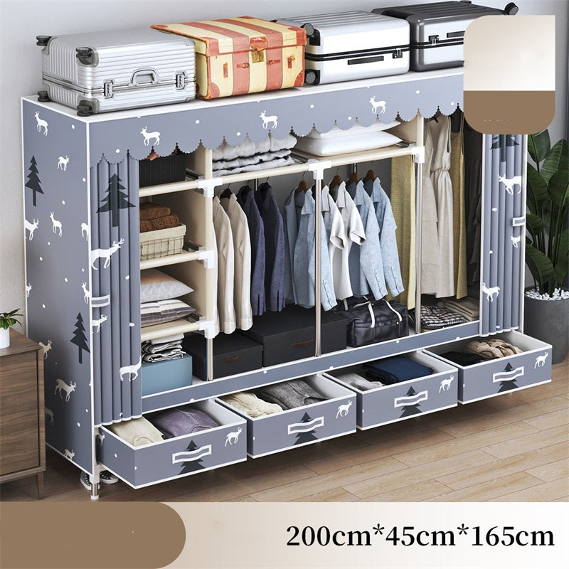 Simple Durable Cloth Belt Drawer Cloth Wardrobe