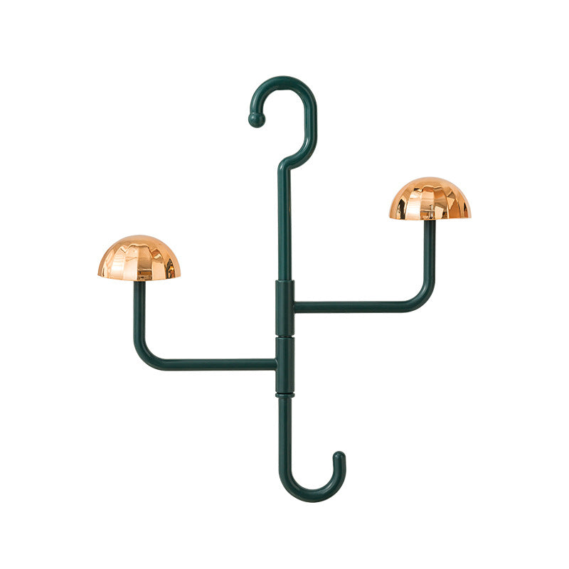 Mushroom Rotating Coat Rack Scarf Bag Storage Seamless Hook