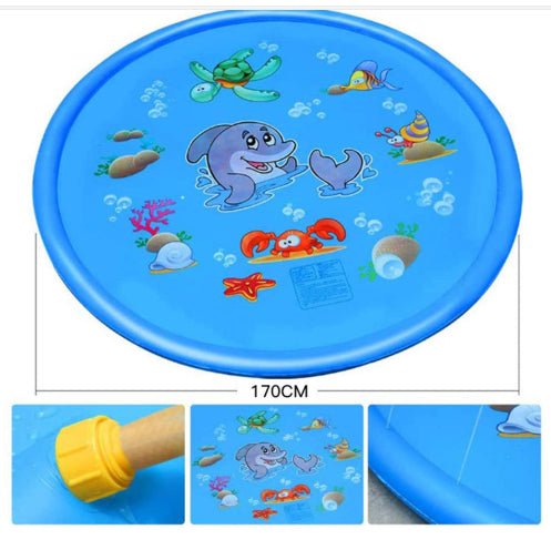 Durable Children's Water Spray Pool Mat Splash Sprinkle Play Pad Mat - Nexxcart