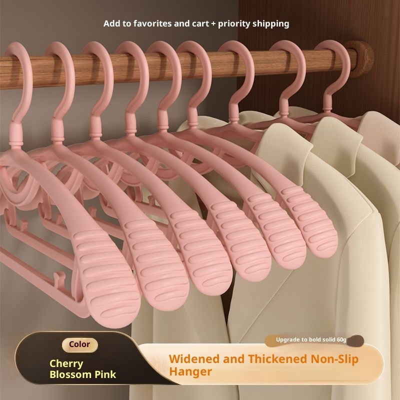 Wide-shoulder Hangers With Non-slip No-mark Designextra-wide And Padded For Winter