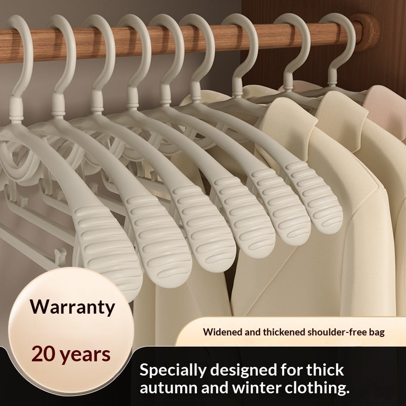 Wide-shoulder Hangers With Non-slip No-mark Designextra-wide And Padded For Winter