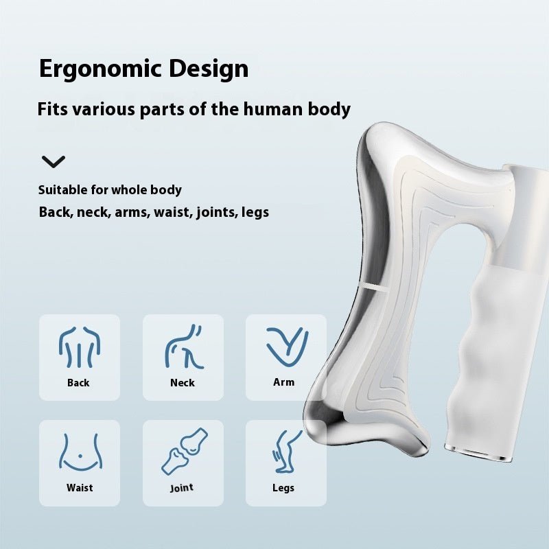 Electric Fascia Knife Vibration Body Massager High Vibration Massage Massager Warm Body Lifting Blade Comb Massage Tool - Nexxcart