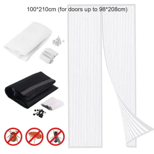 Anti Mosquito Insect Fly Bug Kitchen Curtains Magnetic Mesh Net Door Screen