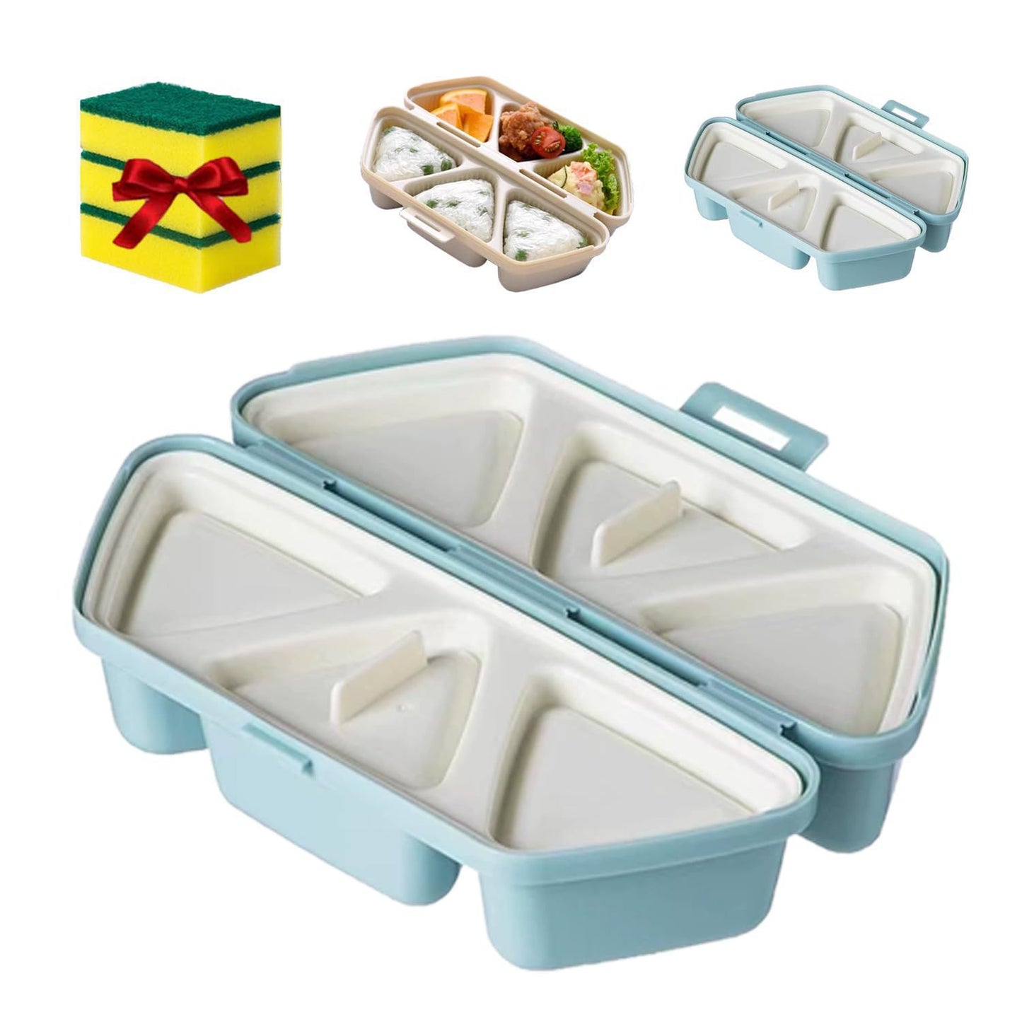 Foldable Creative Bento Box Onigiri Mold Set - Nexxcart