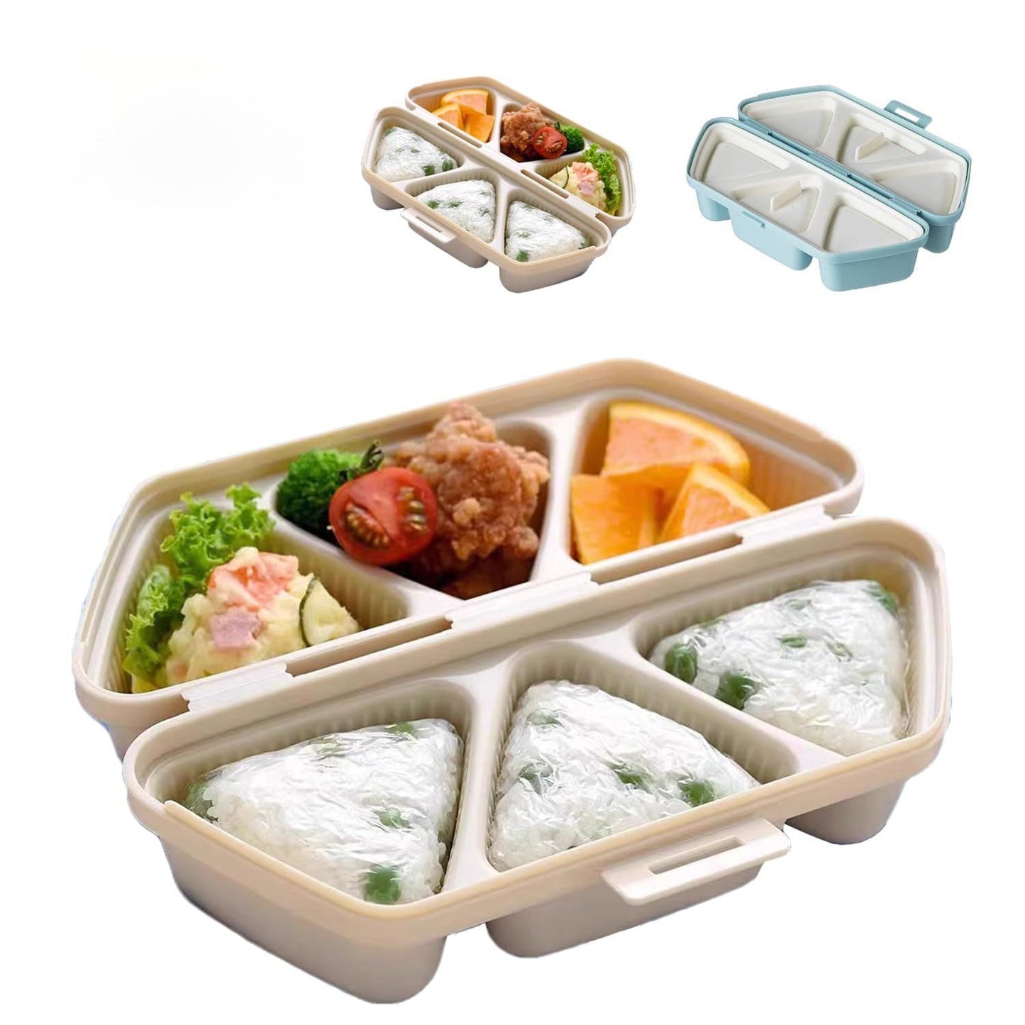 Foldable Creative Bento Box Onigiri Mold Set - Nexxcart
