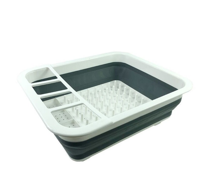 Folding kitchen drain dish rack - Nexxcart