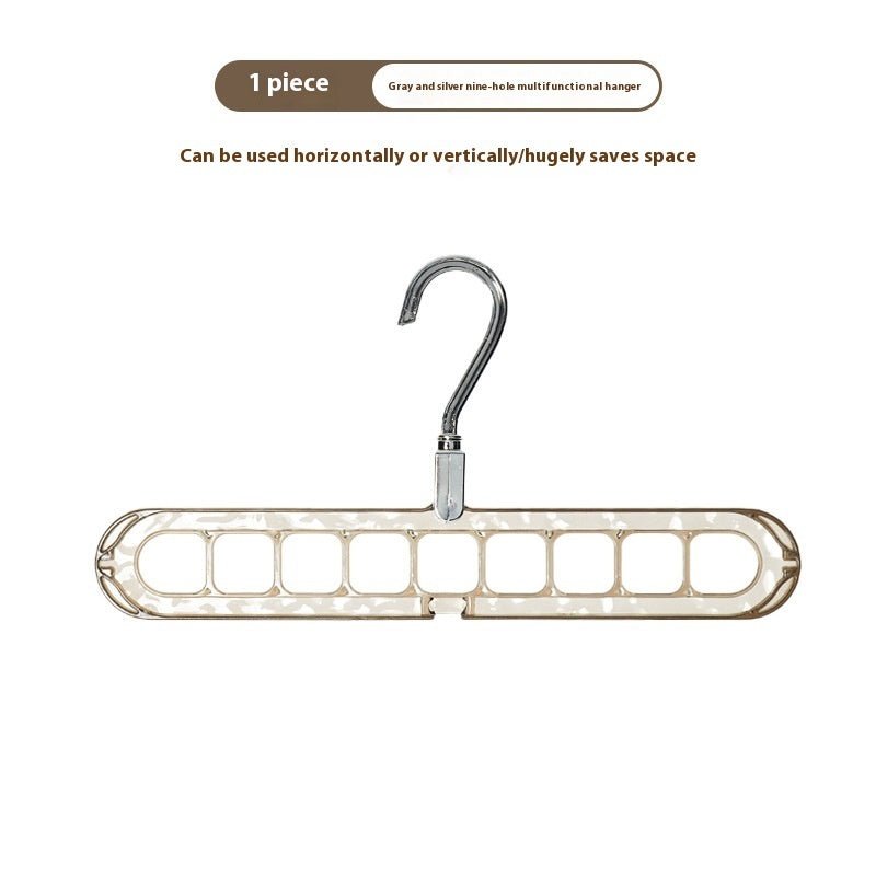 Glacier Pattern Nine - hole Hanger Household Foldable And Contractible - Nexxcart