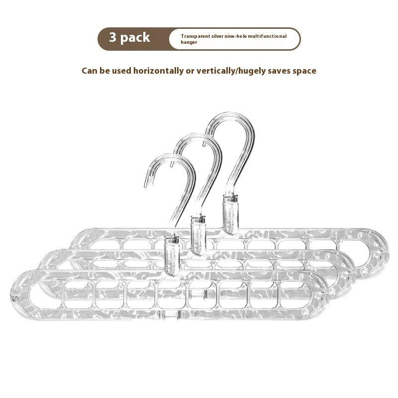 Glacier Pattern Nine - hole Hanger Household Foldable And Contractible - Nexxcart