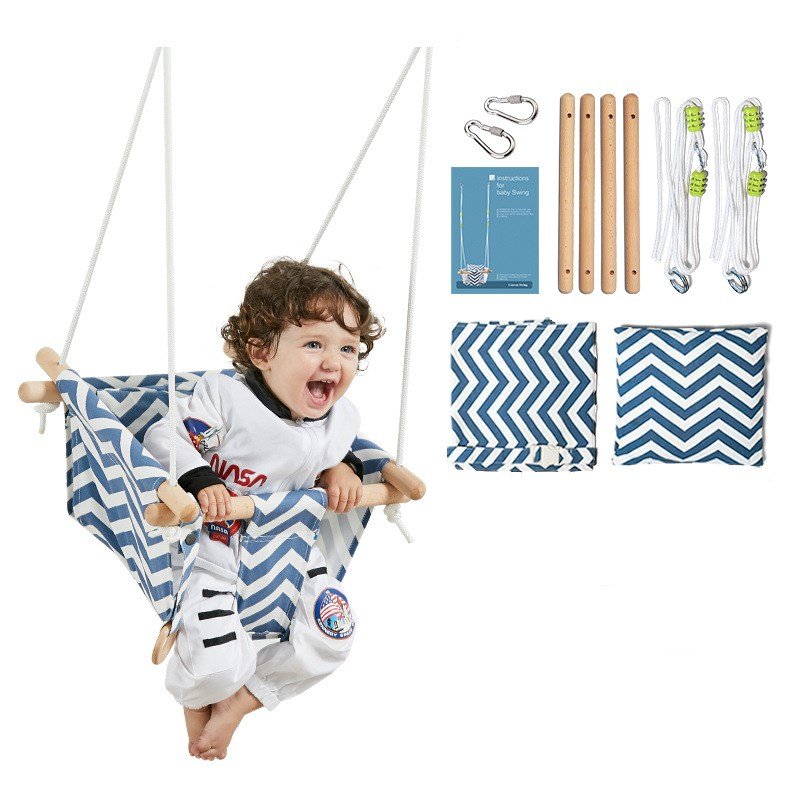 Infant Hanging Chair Child Baby Home Seat Folding Canvas Swing - Nexxcart