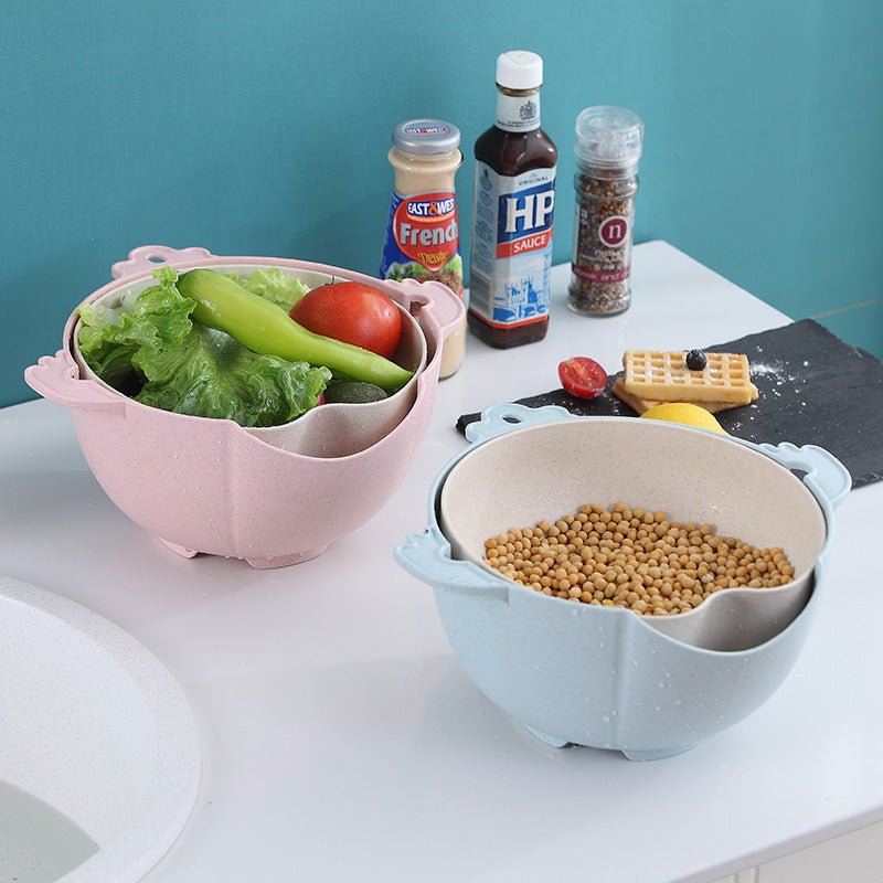 Kitchen double-layer drain basket - Nexxcart