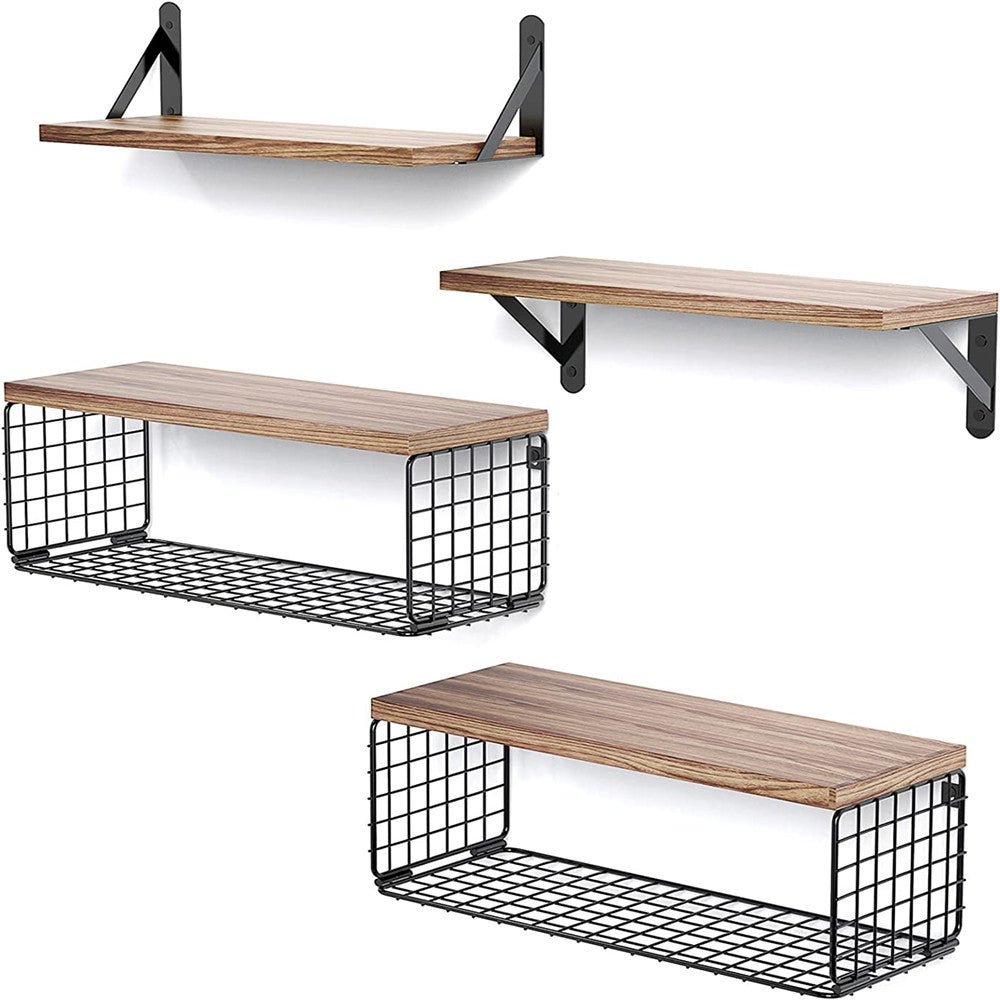 Kitchen Living Room Wooden Shelf - Nexxcart