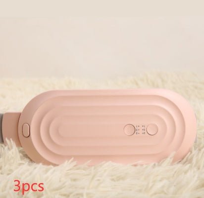 Menstrual Heating Pad Smart Warm Belt Relief Waist Pain Cramps Vibrating Abdominal Massager Electric Waist Belt Device - Nexxcart