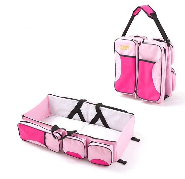 New multi function Mommy bag type baby portable bed folding sleeping basket outdoors baby sleeping baby - Nexxcart