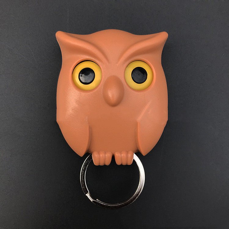 Night Owl Magnetic Wall Key Holder Wall Magnets Keep Keychains Hooks - Nexxcart