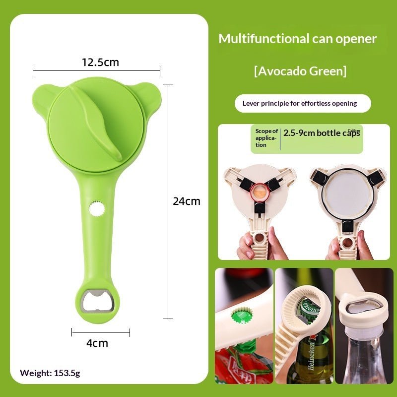 Non-slip, Effortless Can Opener Manual Adjustable Lid Opener - Nexxcart