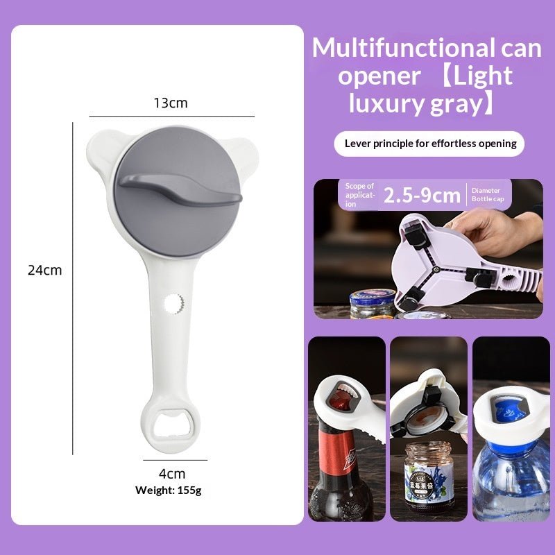 Non-slip, Effortless Can Opener Manual Adjustable Lid Opener - Nexxcart