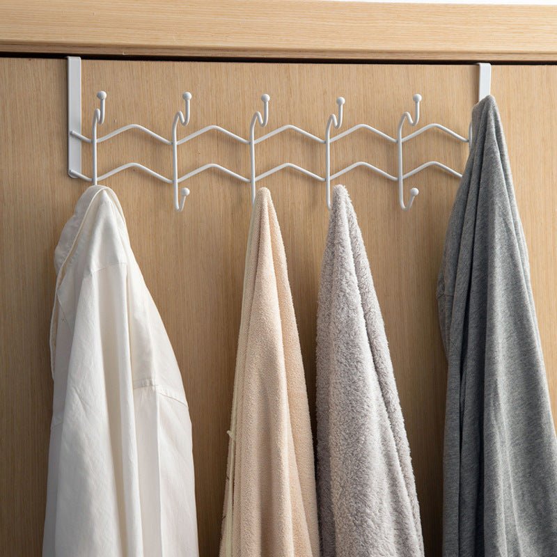 Punch - Free Door - Back Racks, Strong And Seamless, Double - Row Hangers Behind The Door - Nexxcart